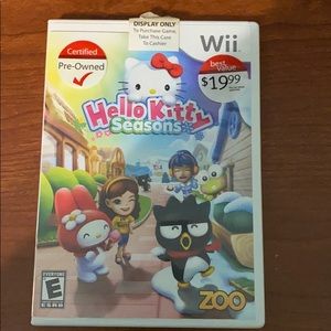 hello kitty seasons Wii video game